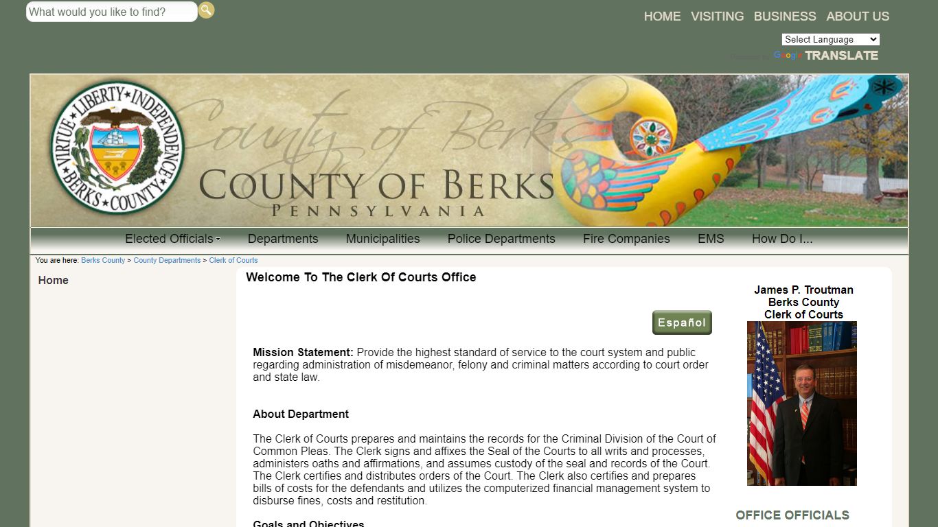 Welcome to the Clerk of Courts Office